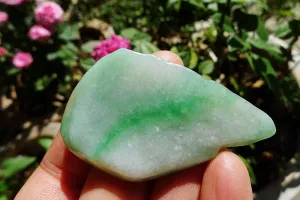 Natural Jade Rough Jadeite Raw (20g,5.7X3.5X0.45cm)