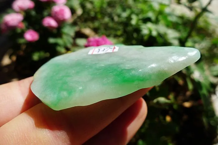 Natural Jade Rough Jadeite Raw (20g,5.7X3.5X0.45cm)