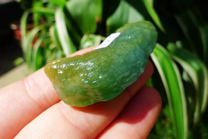 Natural Jade Rough Jadeite Raw (23.6g,5.4X2.5X1.35cm)