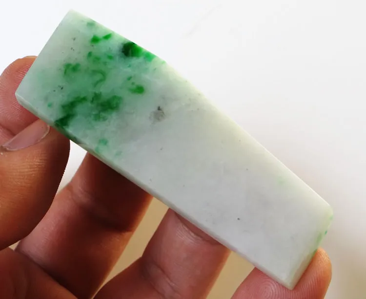 Natural Jade Rough Jadeite Raw (24g, 71X25X5.4mm)