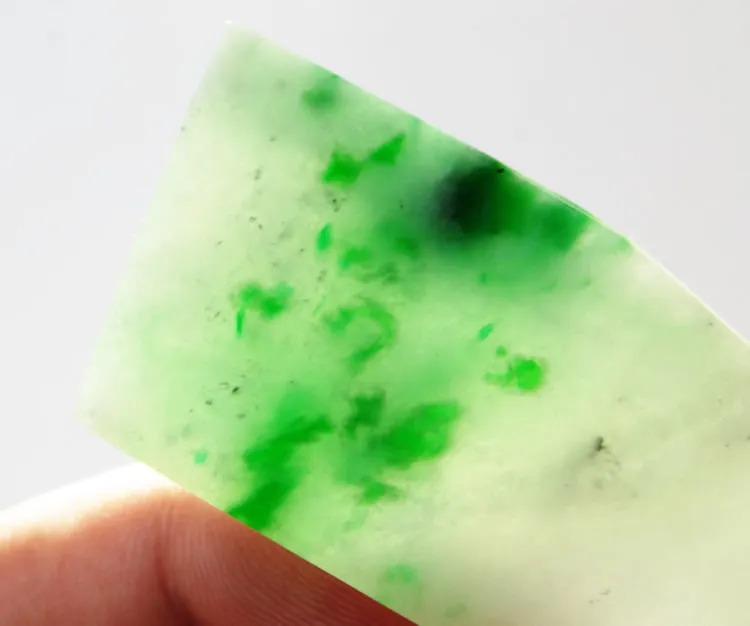 Natural Jade Rough Jadeite Raw (24g, 71X25X5.4mm)