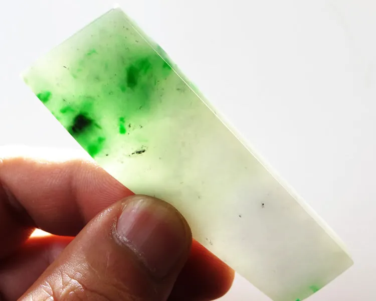 Natural Jade Rough Jadeite Raw (24g, 71X25X5.4mm)