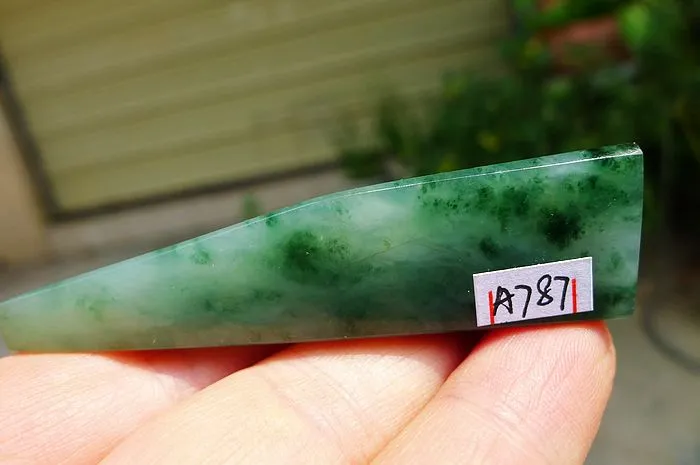 Natural Jade Rough Jadeite Raw (28g,6.7X1.8X1.3cm)