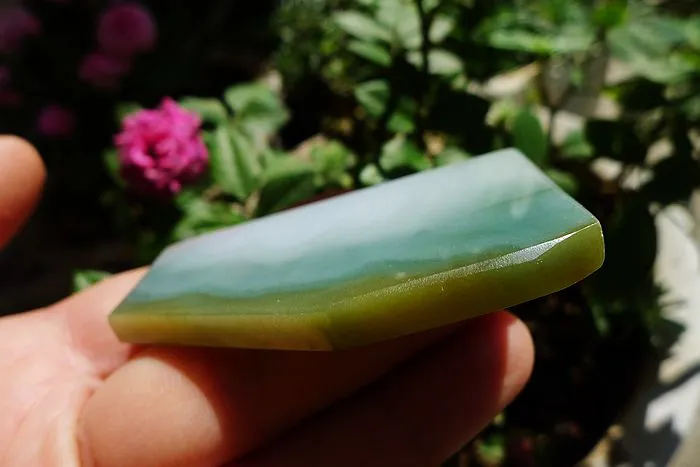 Natural Jade Rough Jadeite Raw (33g,6.2X3.5X0.5cm)