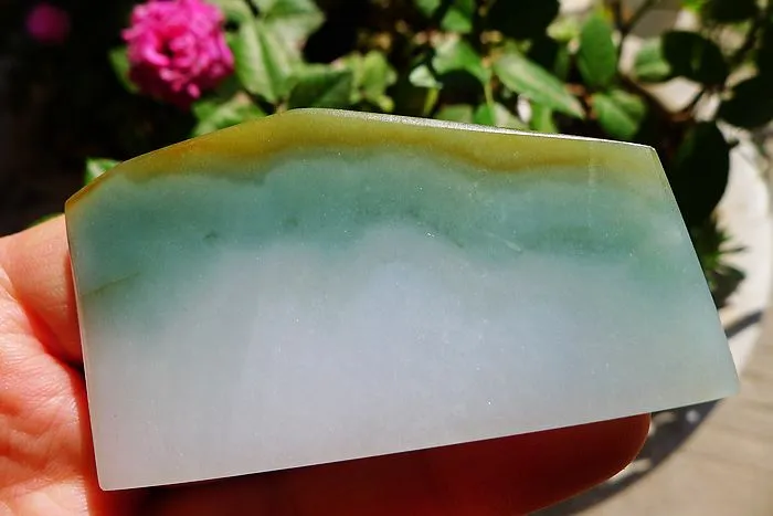 Natural Jade Rough Jadeite Raw (33g,6.2X3.5X0.5cm)