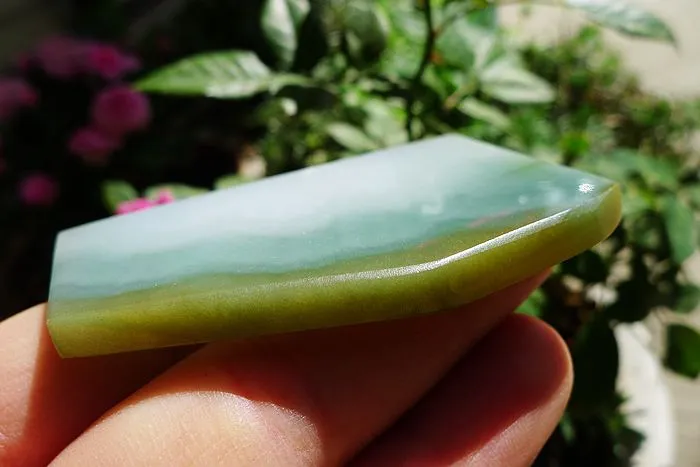 Natural Jade Rough Jadeite Raw (33g,6.2X3.5X0.5cm)