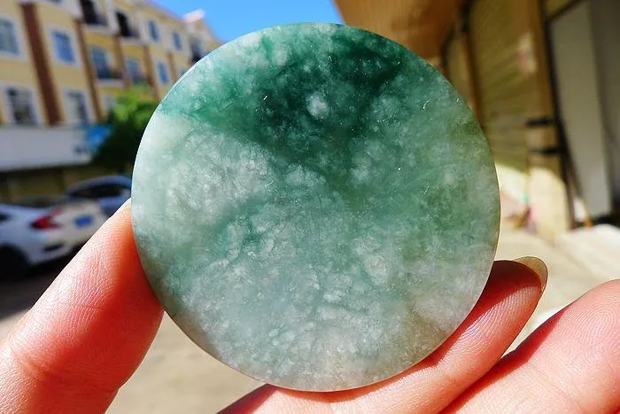 Natural Jade Rough Jadeite Raw (65g,5.5X0.75cm)