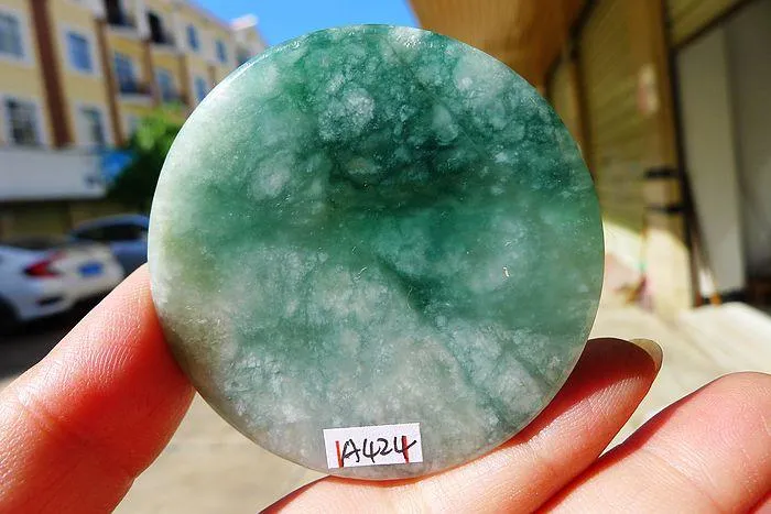 Natural Jade Rough Jadeite Raw (65g,5.5X0.75cm)