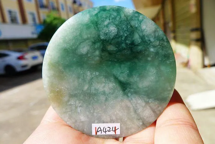 Natural Jade Rough Jadeite Raw (65g,5.5X0.75cm)