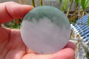 Natural Jade Rough Jadeite Raw (90g,5.3X5.3X1.2cm)