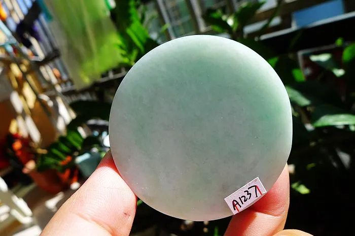 Natural Jade Rough Jadeite Raw S-(118g,5.5X1.5cm)