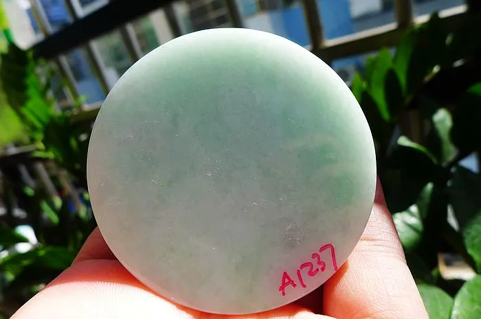 Natural Jade Rough Jadeite Raw S-(118g,5.5X1.5cm)