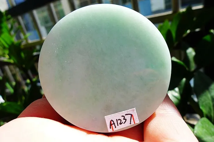 Natural Jade Rough Jadeite Raw S-(118g,5.5X1.5cm)