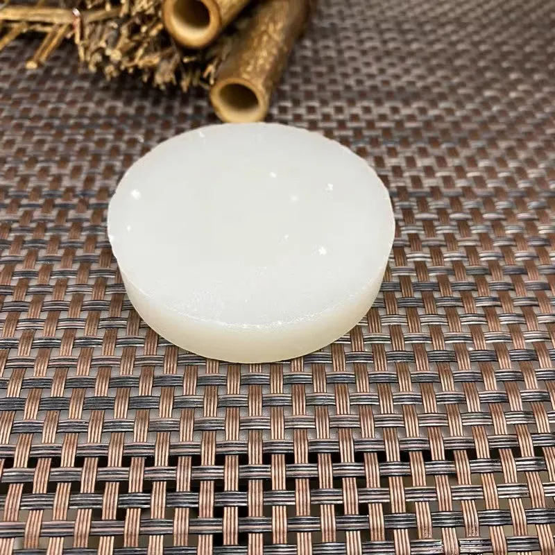 Natural Kunlun Jade Rough Nephrite Raw (101g,5.7X1.3cm)