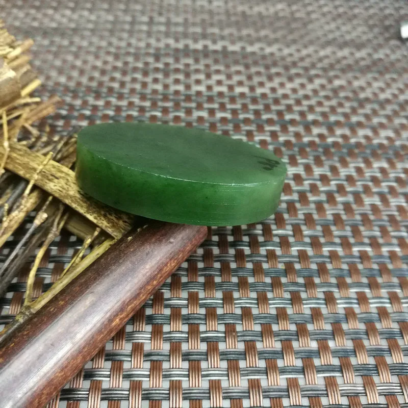 Natural Kunlun Jade Rough Nephrite Raw (60g,5.2X1cm)