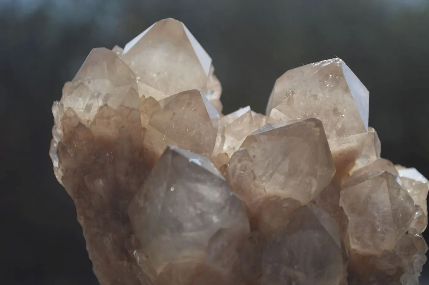 Natural Quartz Clusters x 2 From Luena, Congo