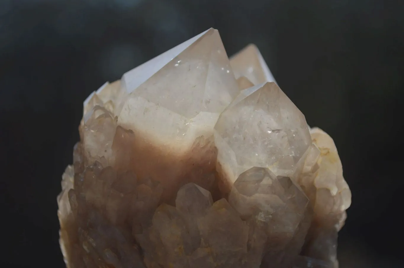 Natural Quartz Clusters x 2 From Luena, Congo