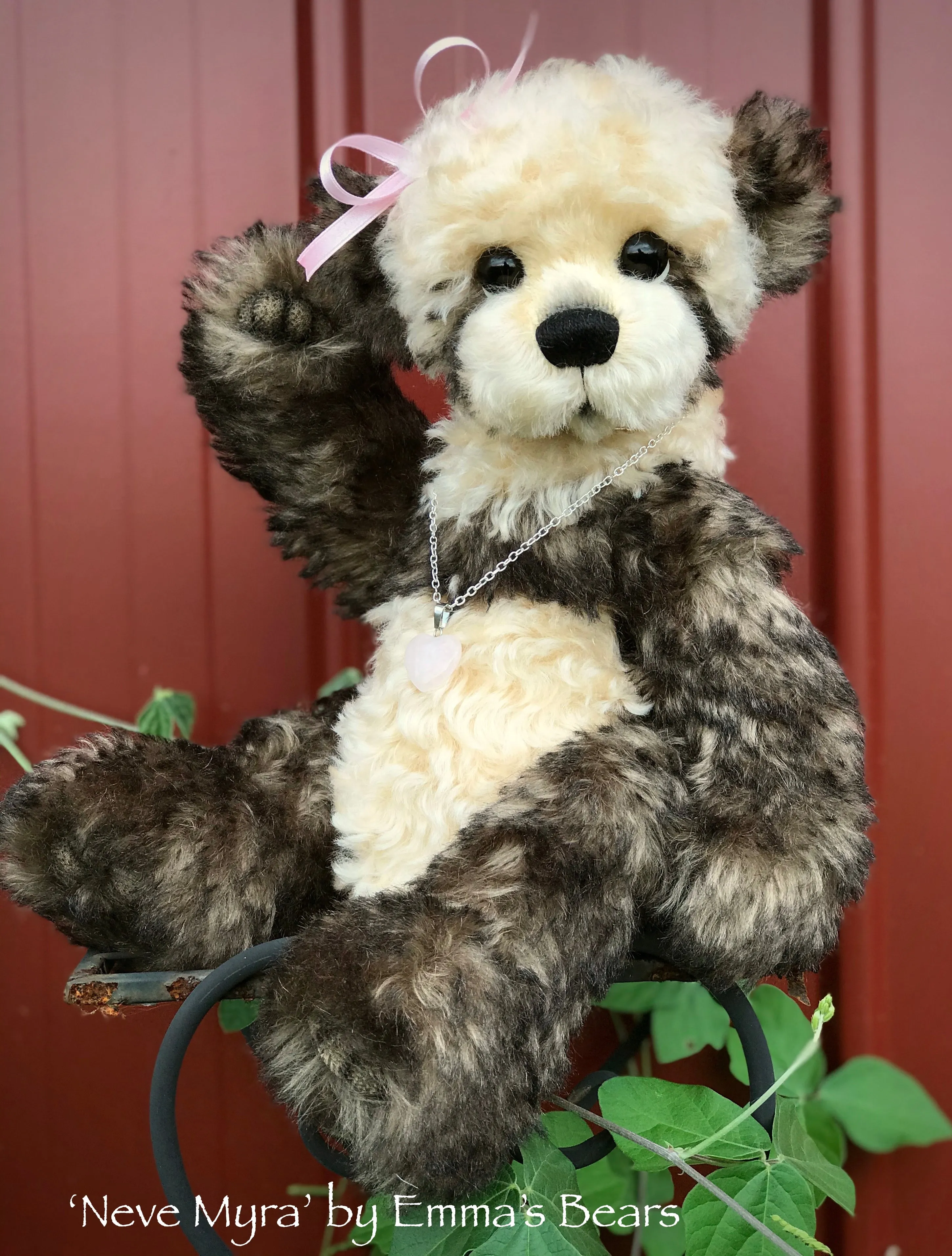 Neve Myra - 15" Mohair Artist baby style Bear by Emma's Bears - OOAK