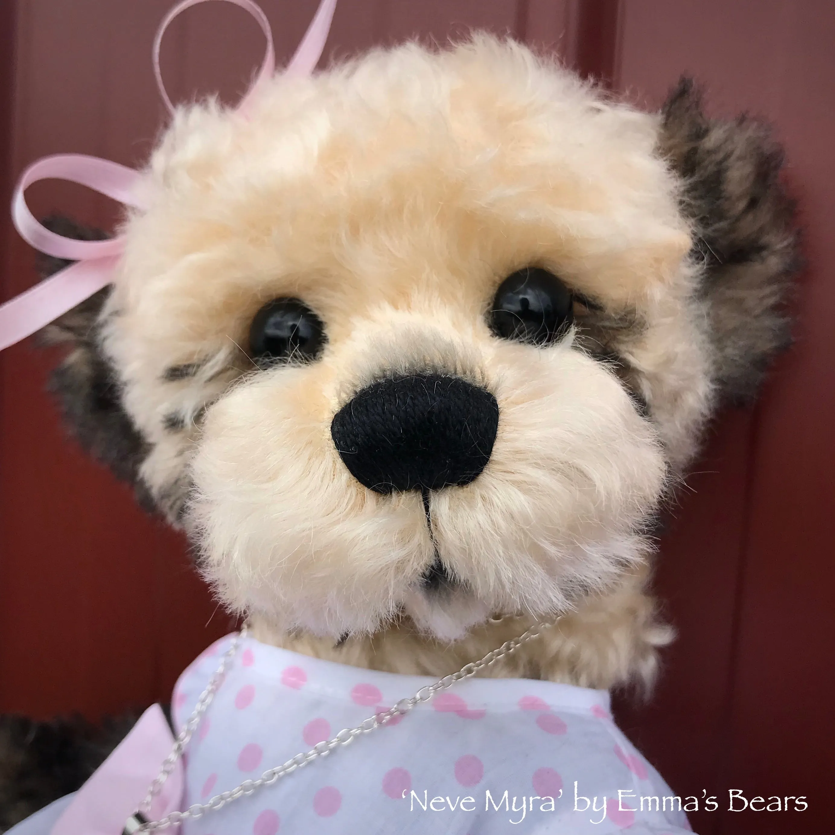 Neve Myra - 15" Mohair Artist baby style Bear by Emma's Bears - OOAK