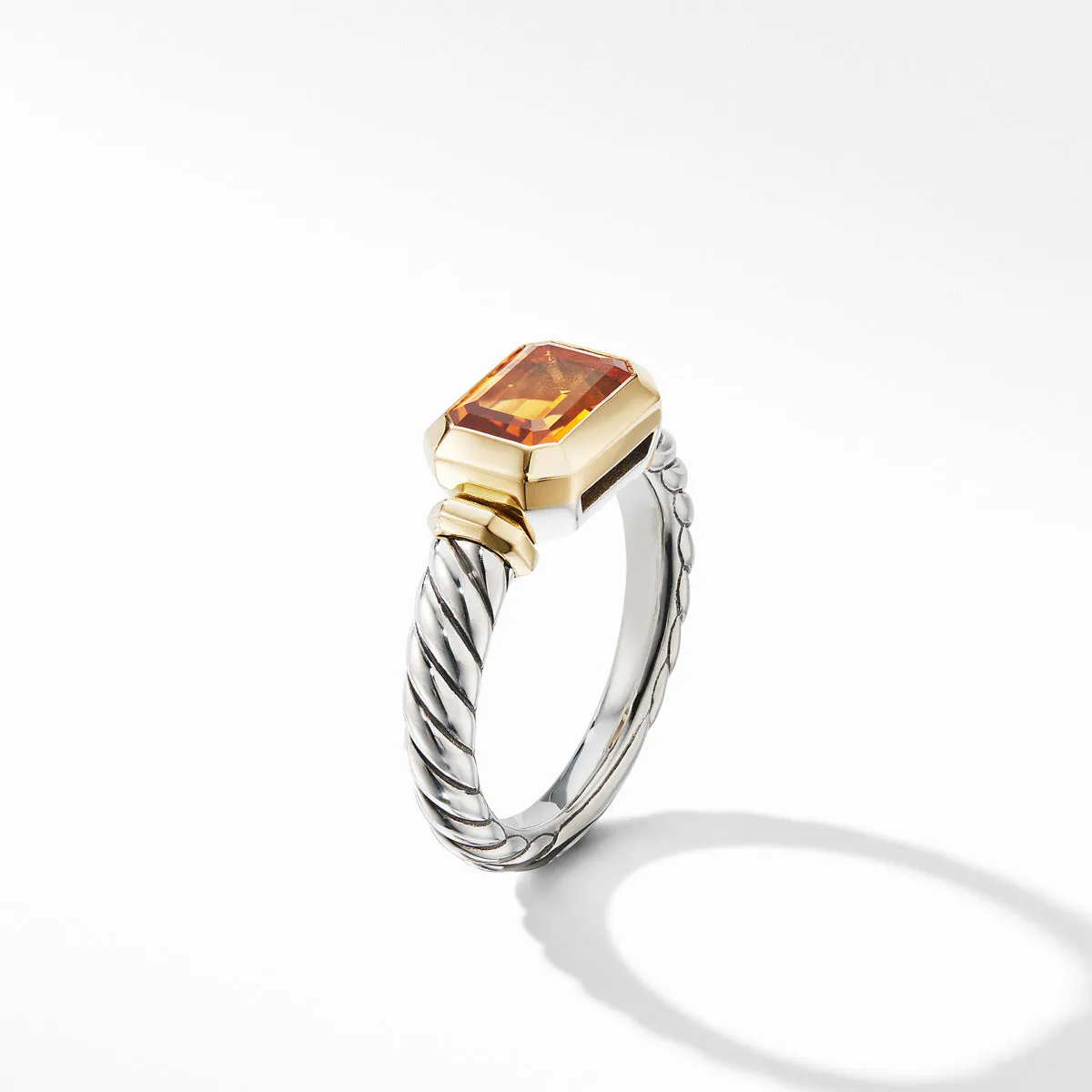 Novella Ring with Madeira Citrine and 18K Yellow Gold