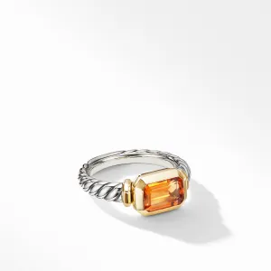 Novella Ring with Madeira Citrine and 18K Yellow Gold