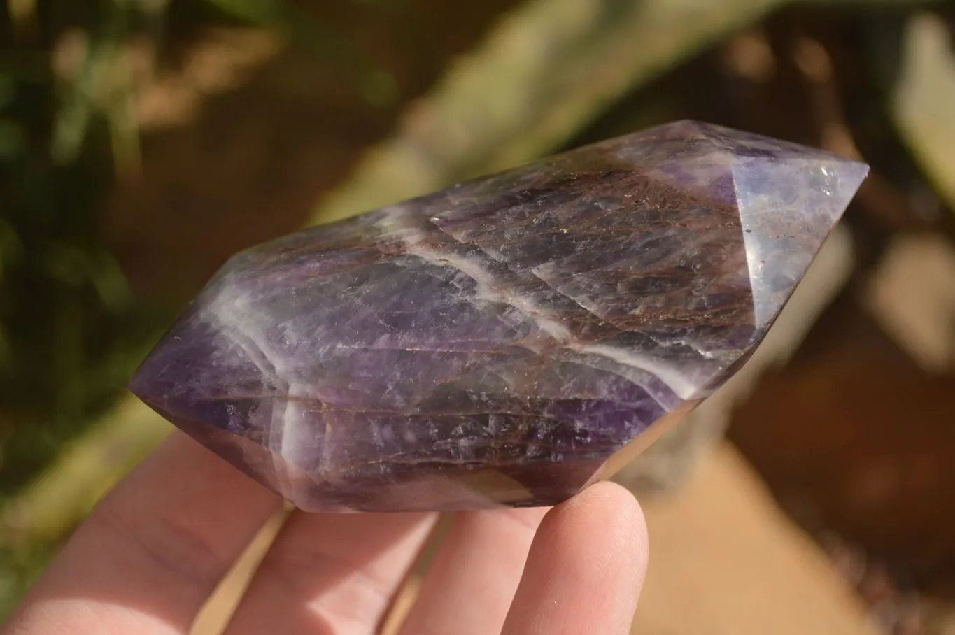 Polished Dream Amethyst Points x 6 From Madagascar