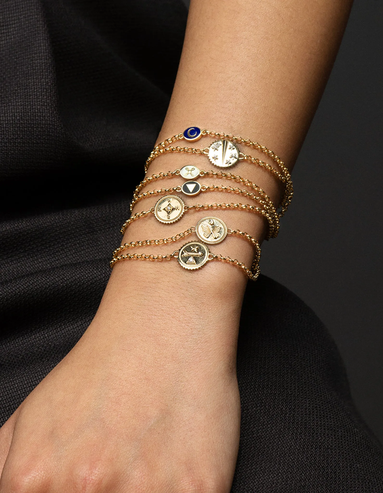 Pyramid - Dream : Round Sequence Chain Bracelet