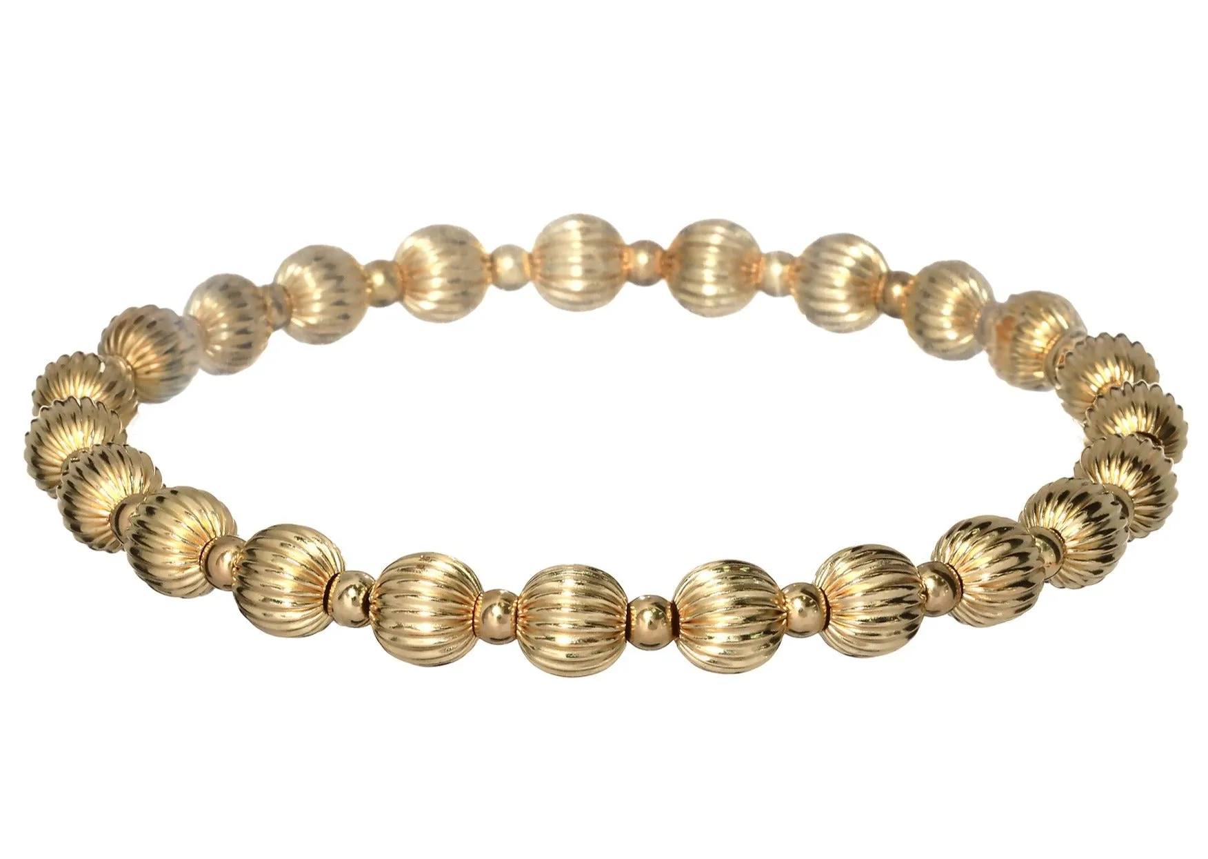 "MICHELLE" 14k gold-filled beaded bracelet