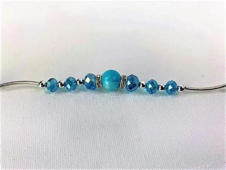 Single Strand Glass Beaded Bracelet