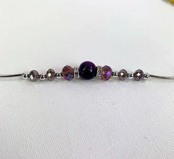 Single Strand Glass Beaded Bracelet