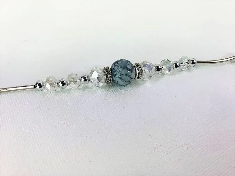 Single Strand Glass Beaded Bracelet