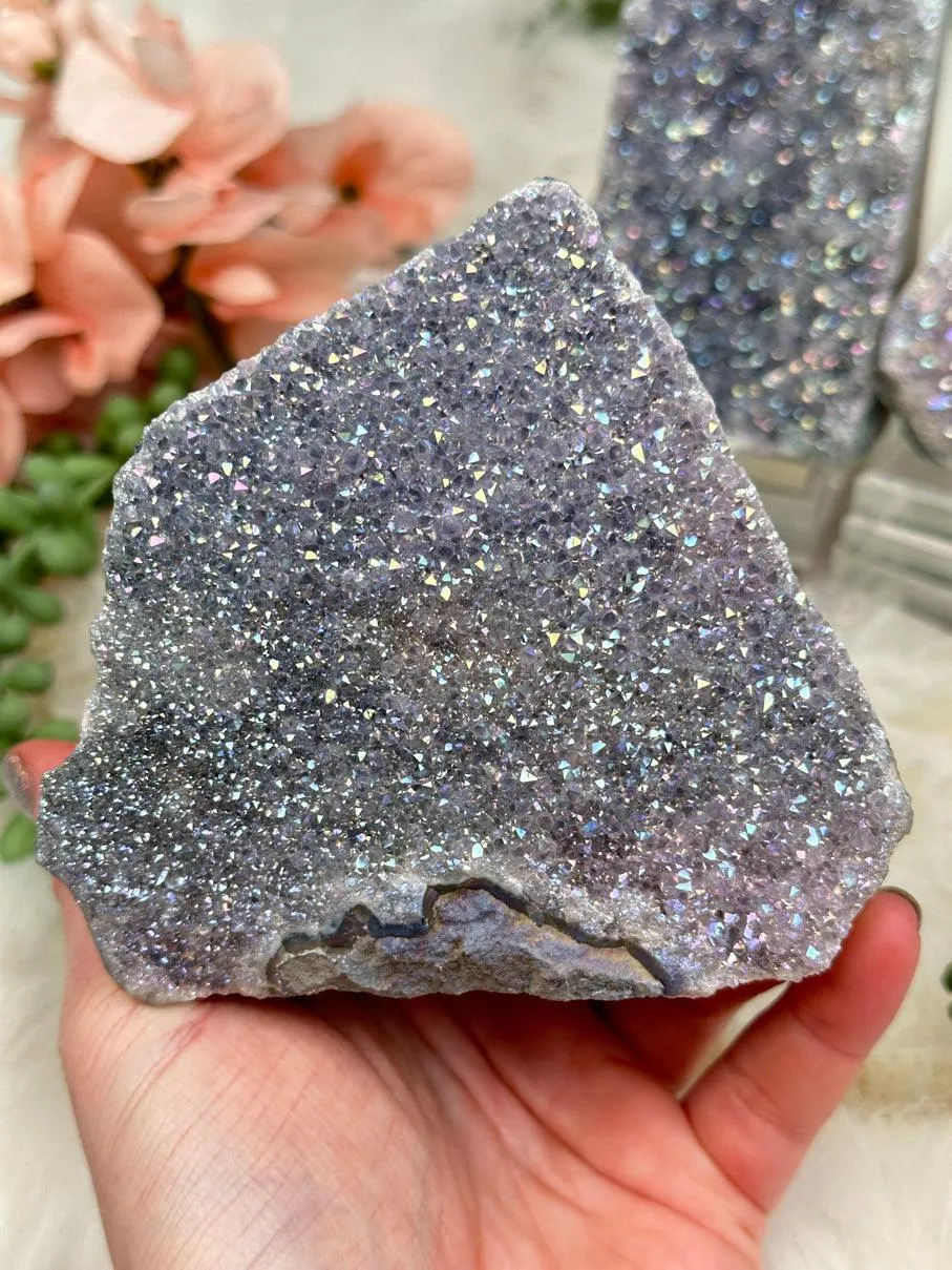 Small Aura Amethyst Clusters