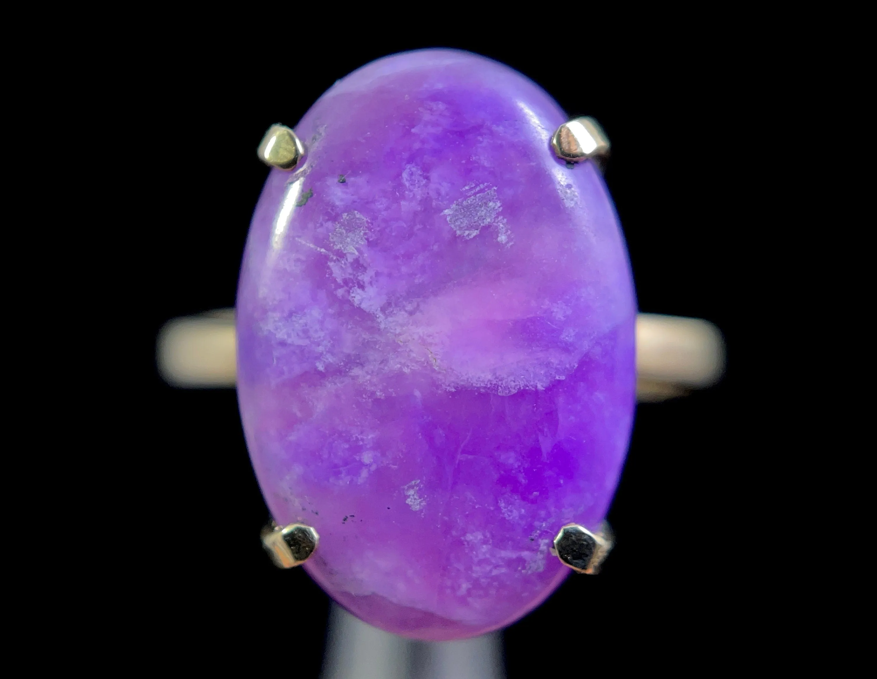 SUGILITE Crystal Ring - Size 8.5 - Crystal Ring, Cocktail Ring, Boho Jewelry, 50832