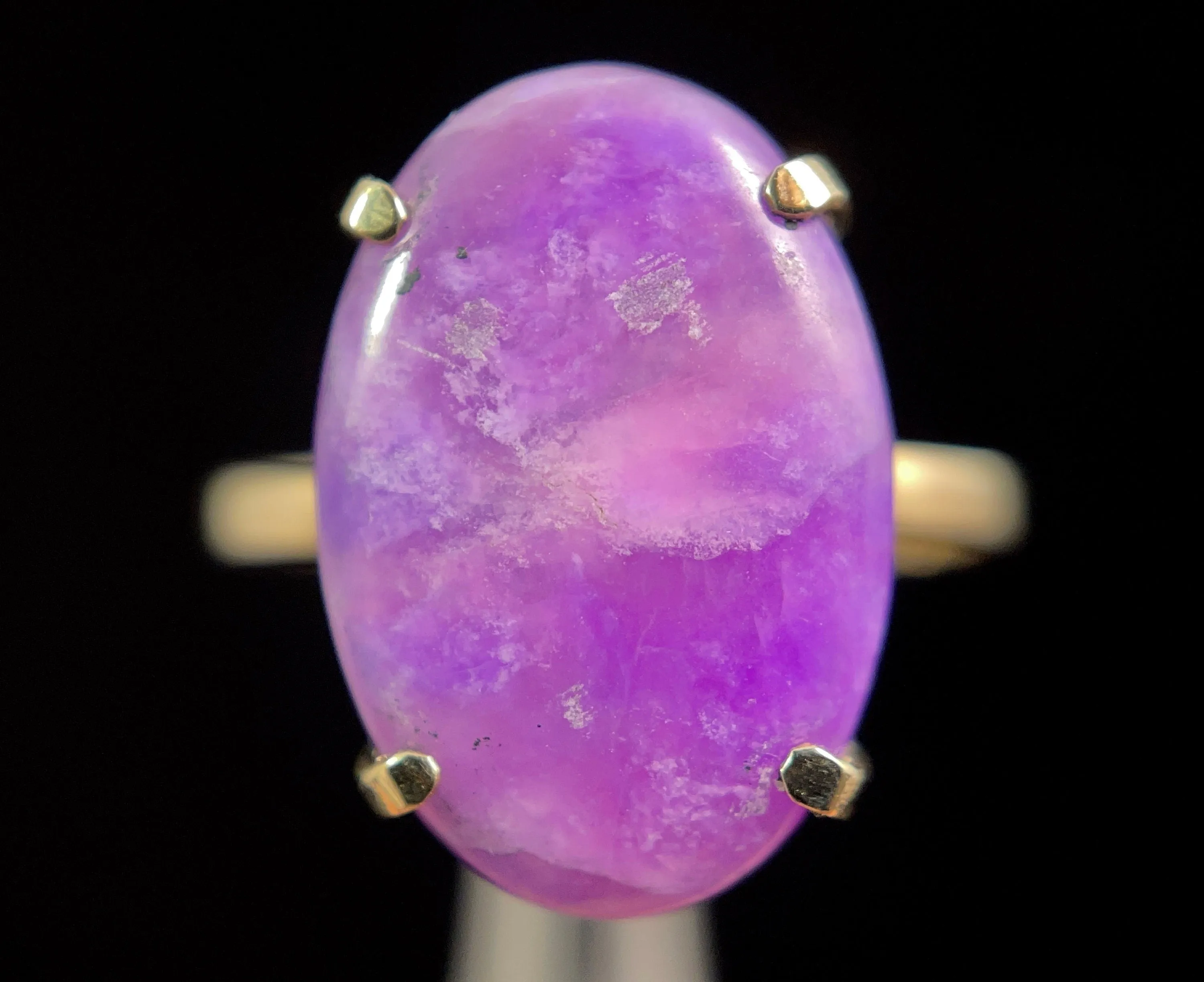 SUGILITE Crystal Ring - Size 8.5 - Crystal Ring, Cocktail Ring, Boho Jewelry, 50832