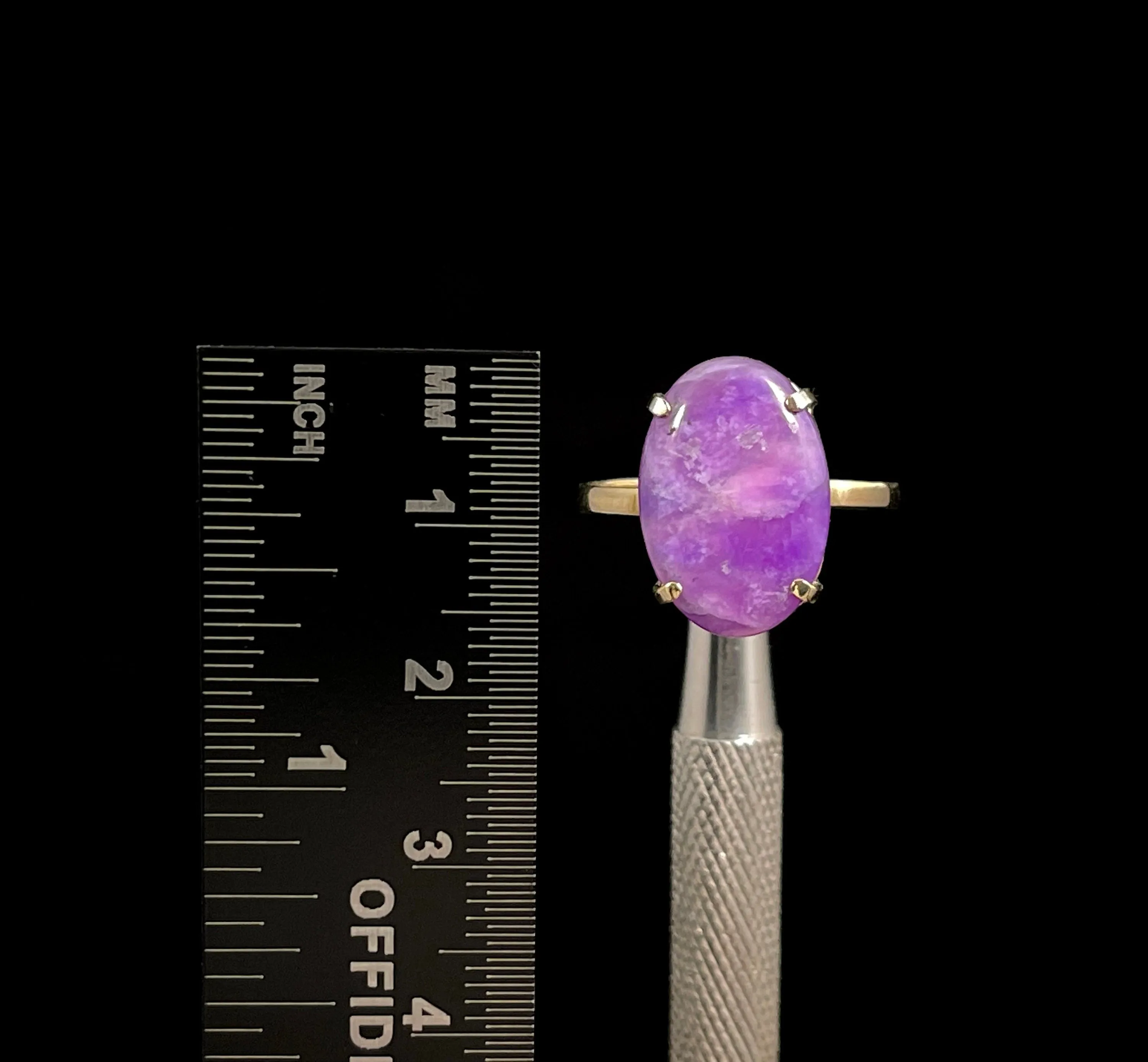 SUGILITE Crystal Ring - Size 8.5 - Crystal Ring, Cocktail Ring, Boho Jewelry, 50832