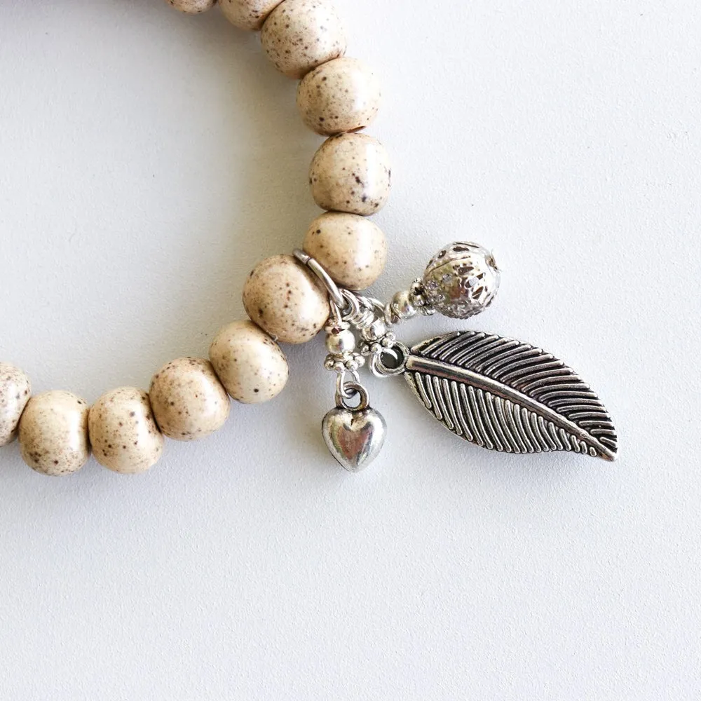 SwaziMUD™ Silver Leaf Bracelets