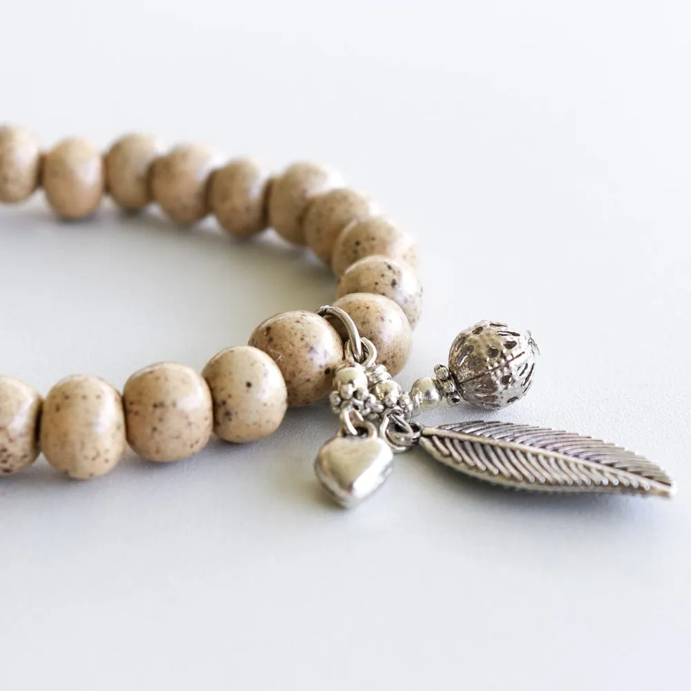 SwaziMUD™ Silver Leaf Bracelets