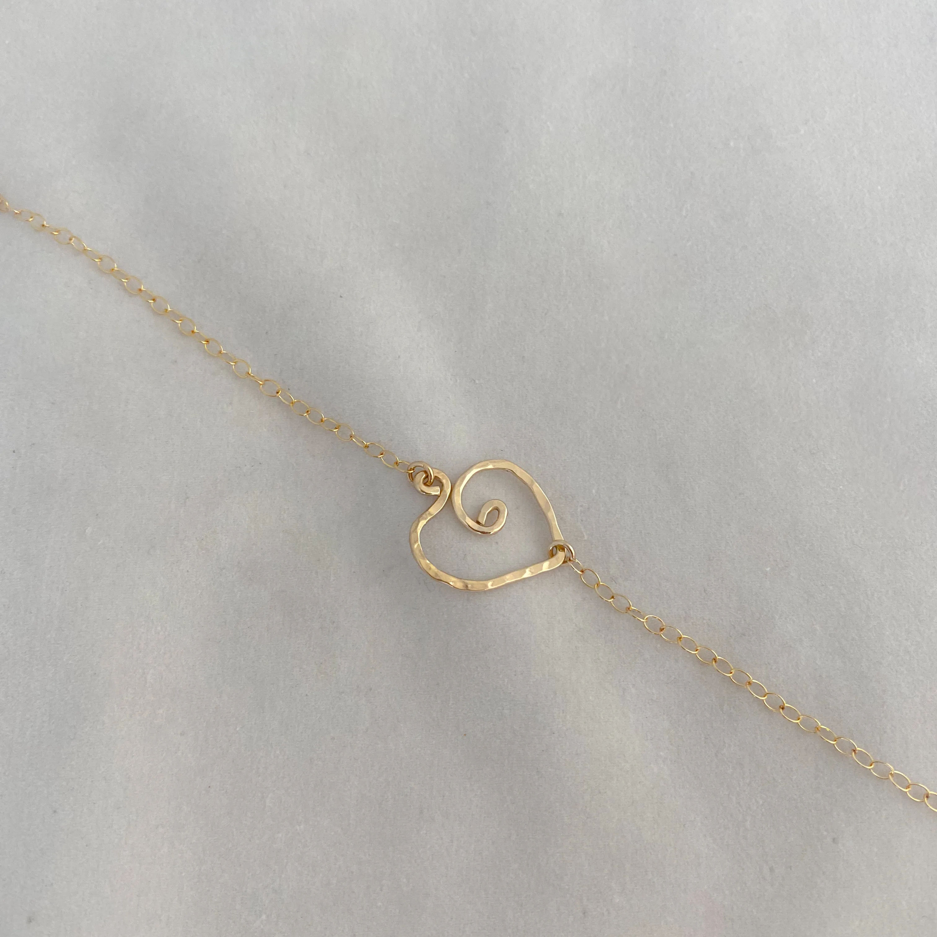 Wire heart Bracelet